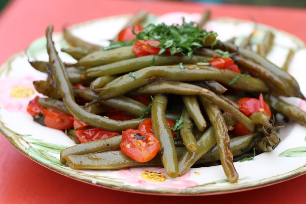 Tomato Basil Beans