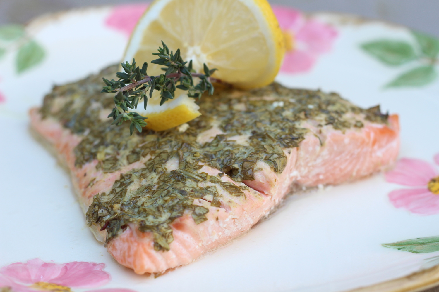 Herbed Baked Salmon