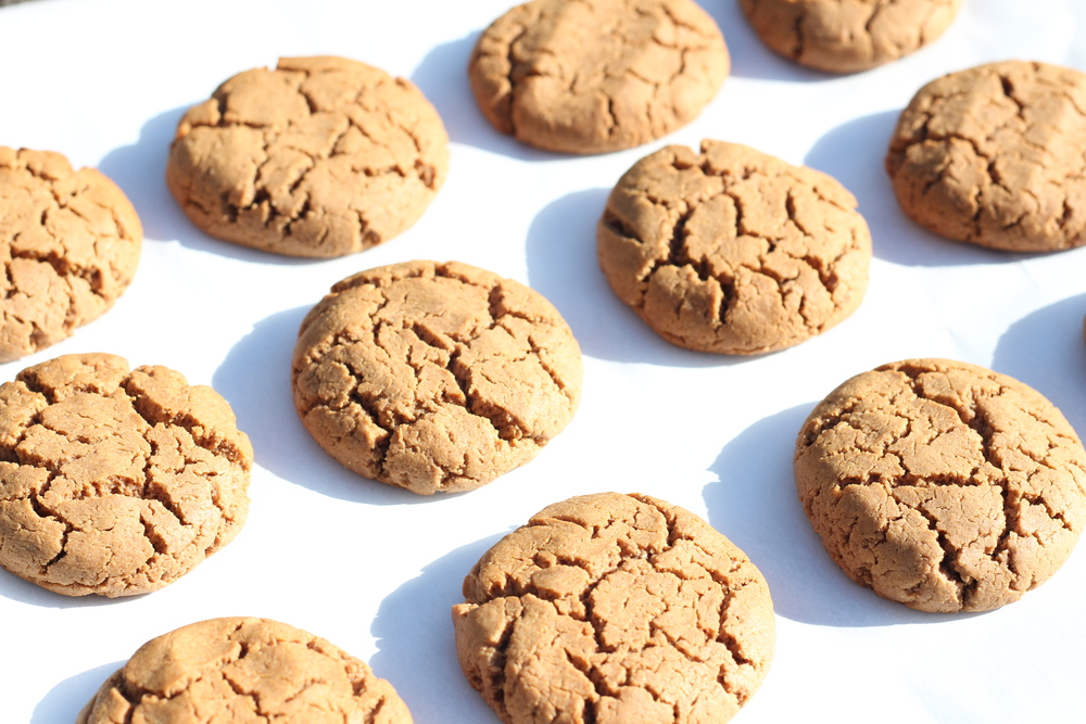 Ginger Peanut Butter Cookies