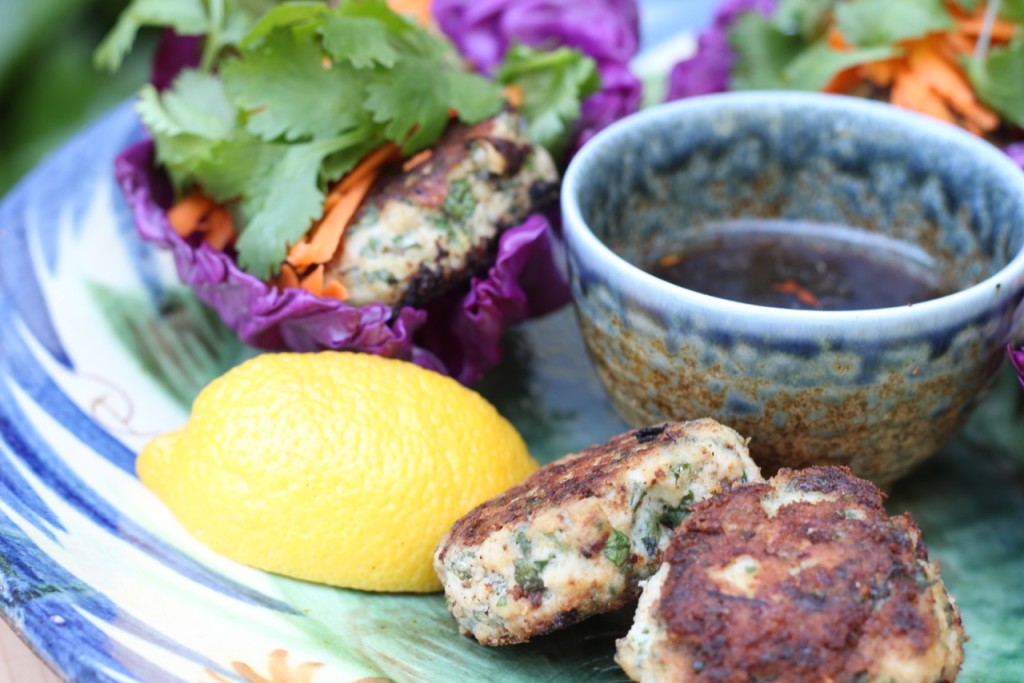 Thai Chicken Meatballs-sibodietrecipes